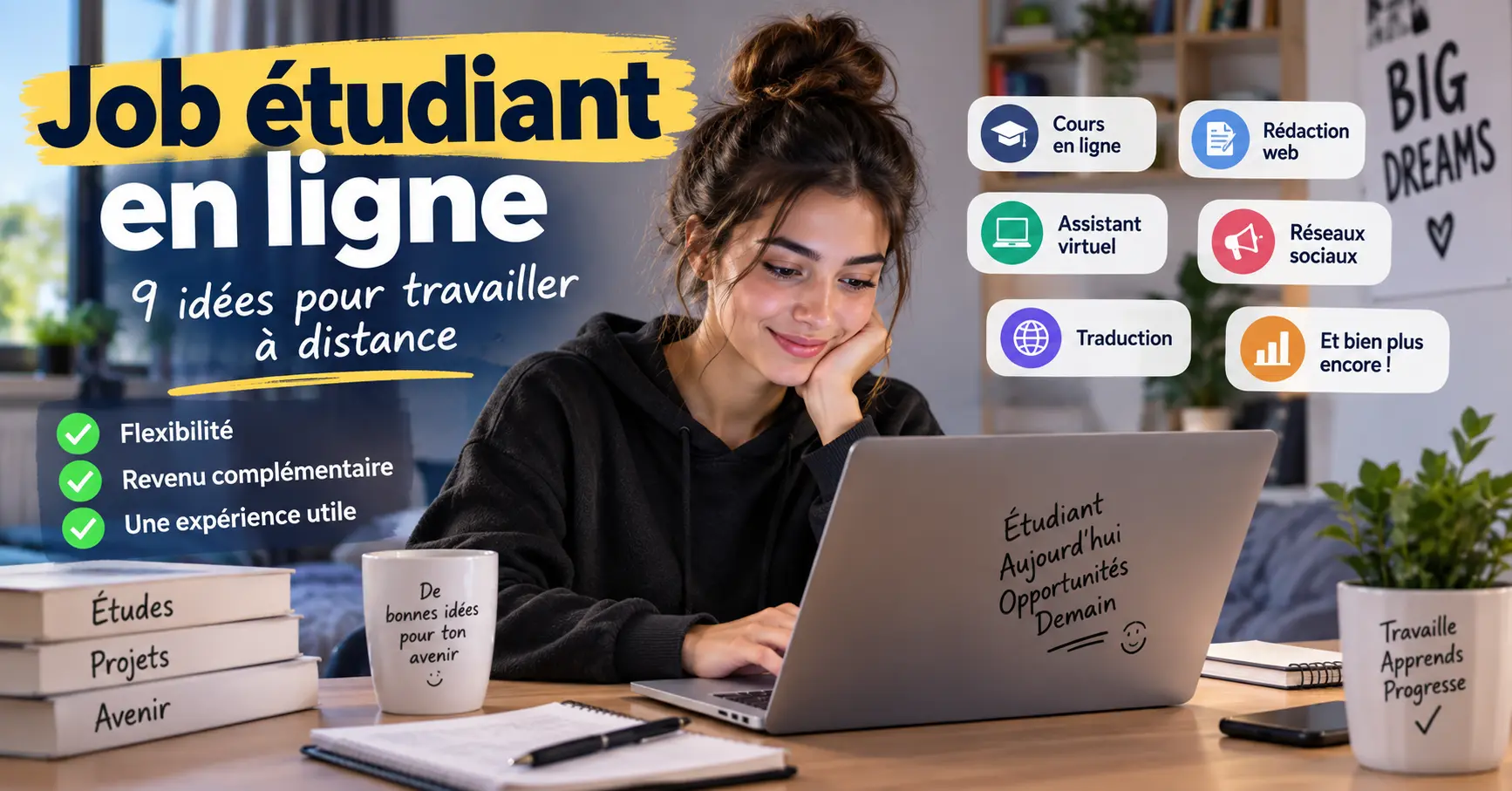 Job étudiant en ligne