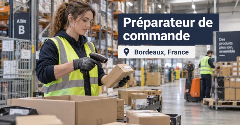 préparateur de commande Bordeaux